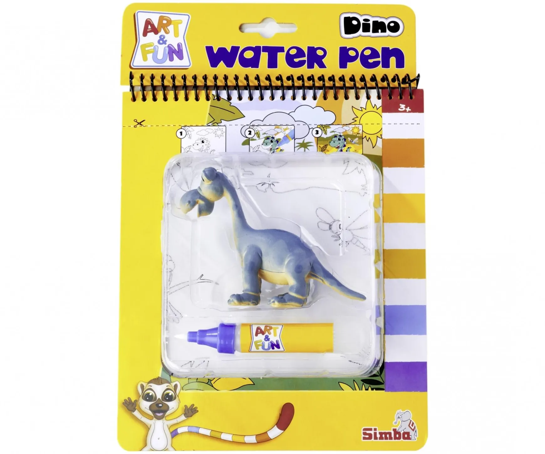 A&F Water Pen Livre à colorier Dino