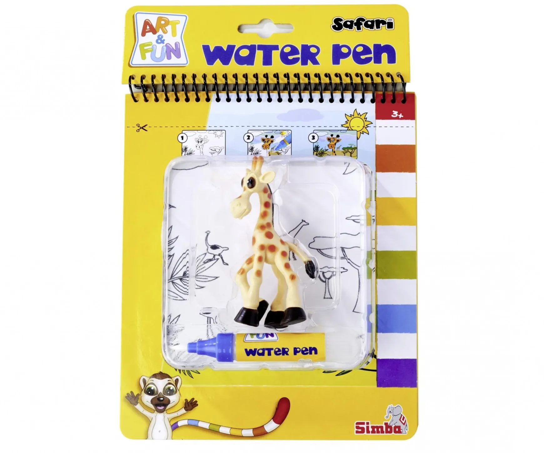 A&F Water Pen Livre à colorier Safari