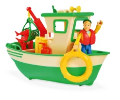 Bateau de pêche de Sam Charlie avec figurine