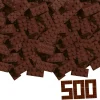 Blox - 500 briques de 8 brunes - compatibles avec les briques de jeu connues