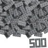 Blox - 500 briques de 8 pièces grises - compatibles avec les briques de jeu connues