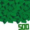 Blox - 500 briques de 8 pièces vertes - compatibles avec les briques de jeu connues