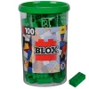 Blox - 100 briques de 8 pièces vertes - compatibles avec les briques de jeu connues