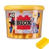 Blox - 40 briques de 8 pièces jaunes - compatibles avec les briques de jeu connues