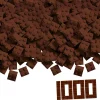 Blox - 1000 briques de 4 pièces marron - compatibles avec les briques de jeu connues