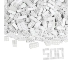 Blox 500 white 8 pin Bricks loose