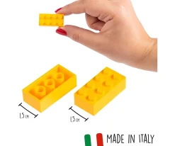 Blox 1000 yellow 4 pin Bricks loose