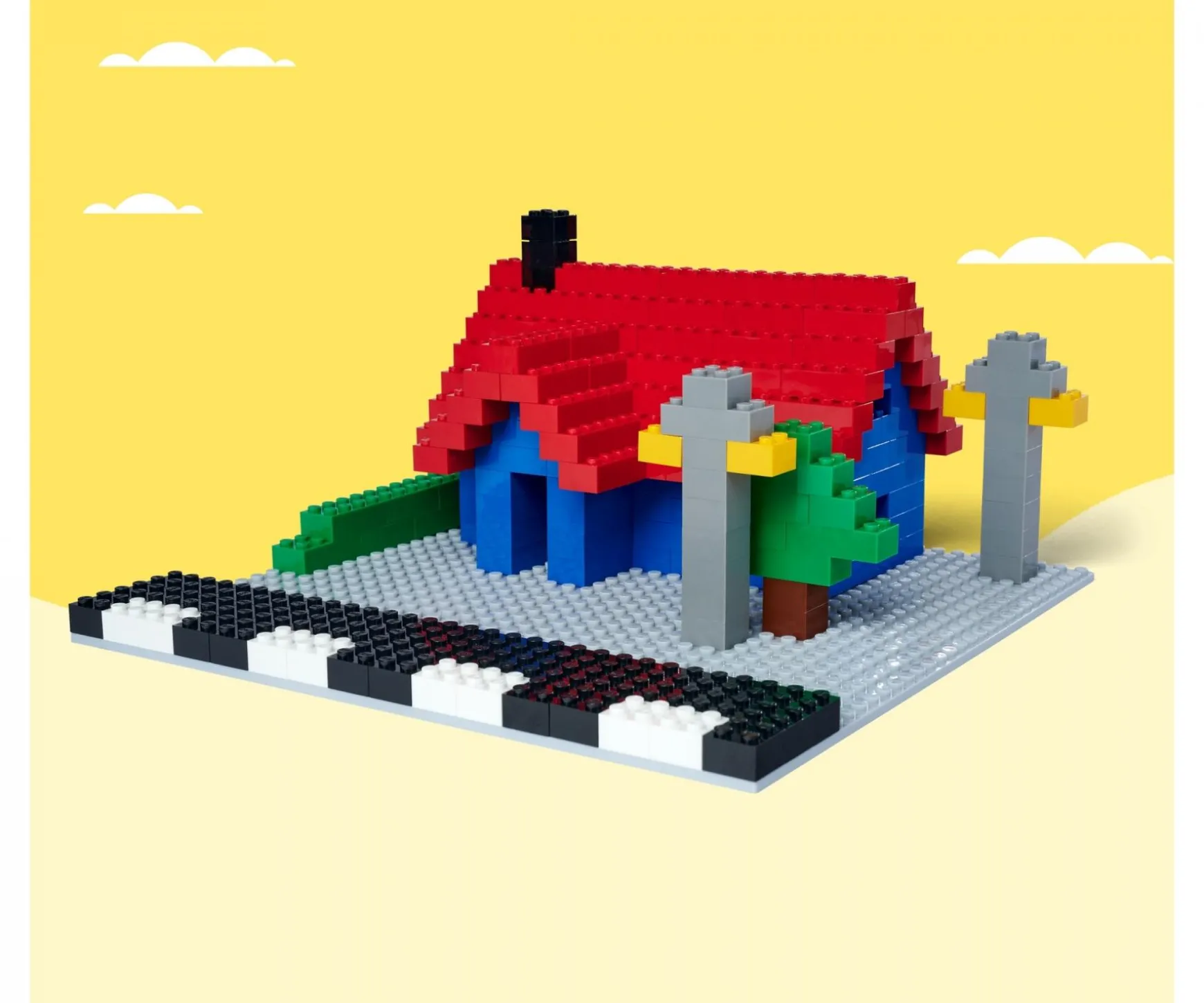 Blox 4x plaques de construction 25x25cm chacune - compatibles avec les briques de jeu connues