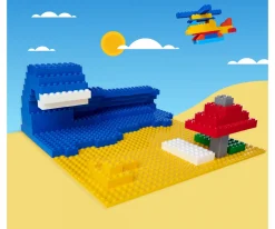 Blox 4x plaques de construction 25x25cm chacune - compatibles avec les briques de jeu connues