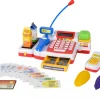 Caisse de supermarché avec scanner