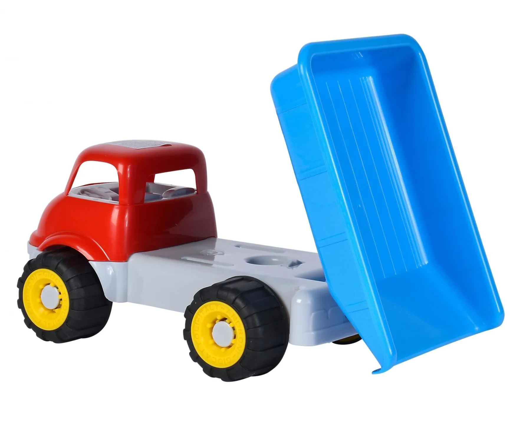Camion benne + pelleteuse