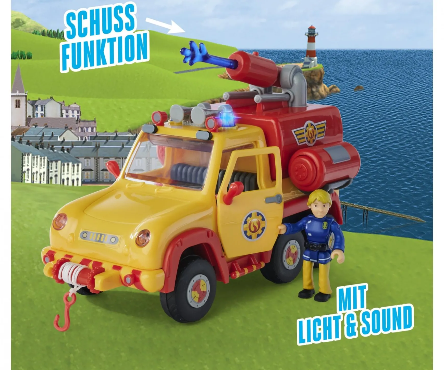 Camion de pompiers Sam Venus 2.0 avec figurine