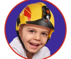 Casque de pompier Rosenbauer avec. lumiè