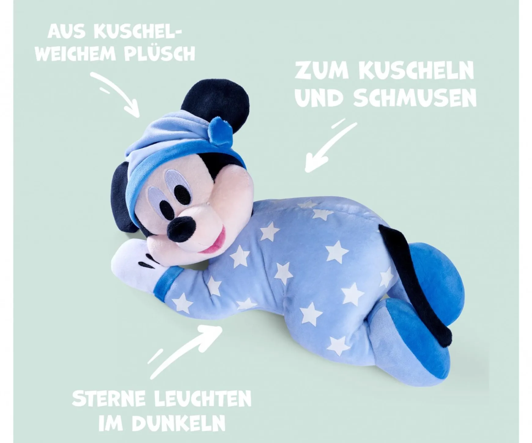 Disney - GID Mickey musicale (30cm)
