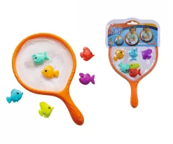 Epuisette avec poissons