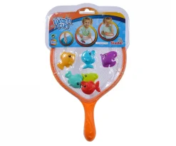 Epuisette avec poissons