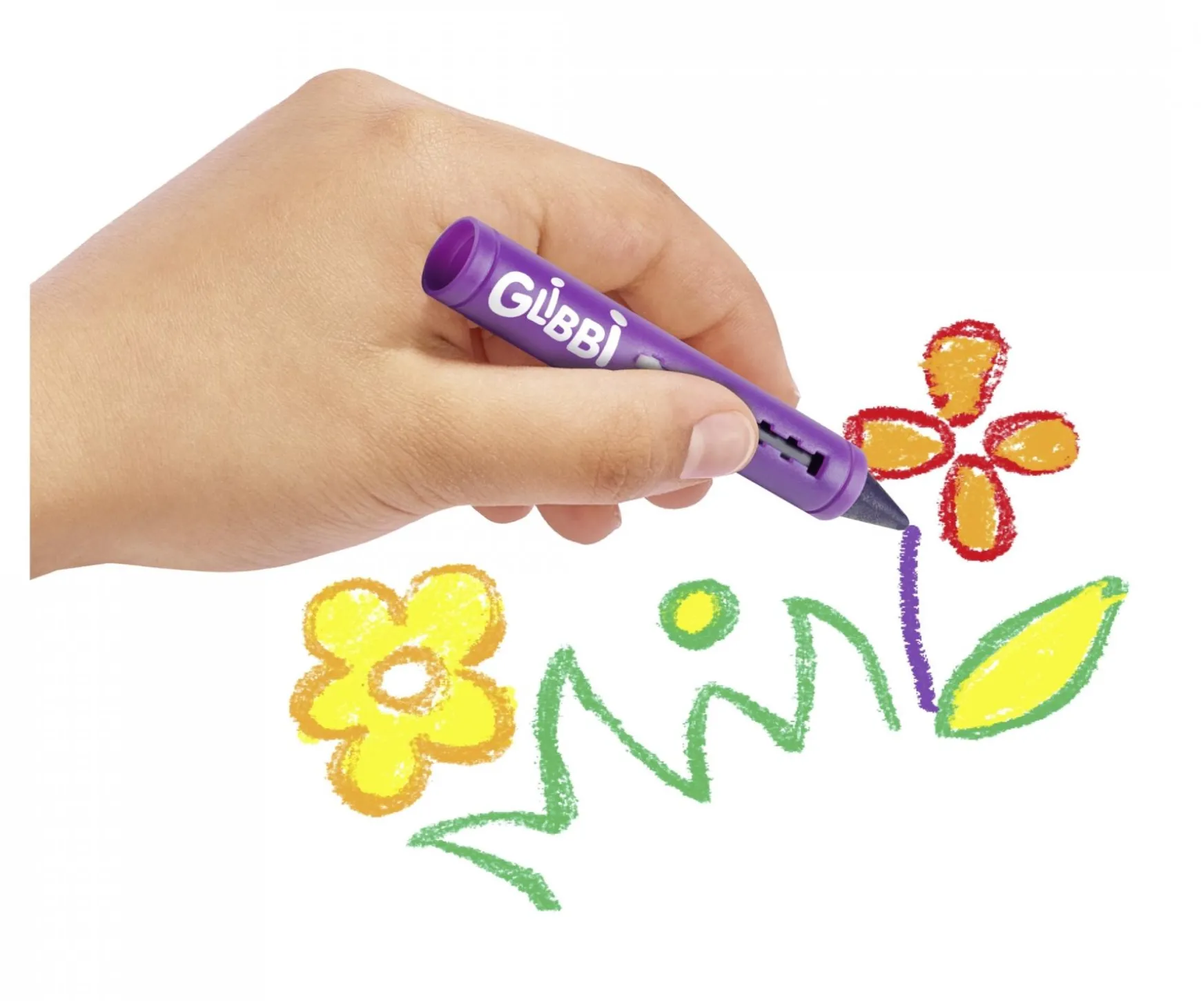 Glibbi, le plaisir de dessiner, 6 crayons