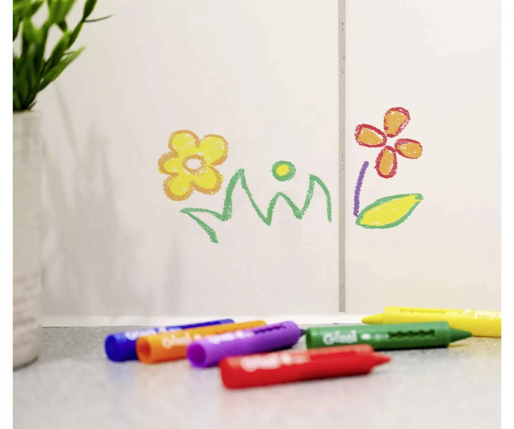 Glibbi, le plaisir de dessiner, 6 crayons