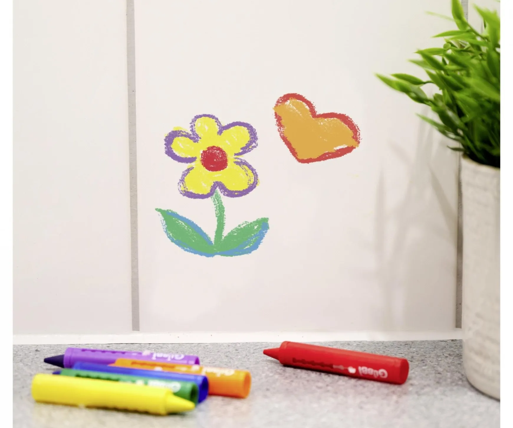 Glibbi, le plaisir de dessiner, 6 crayons