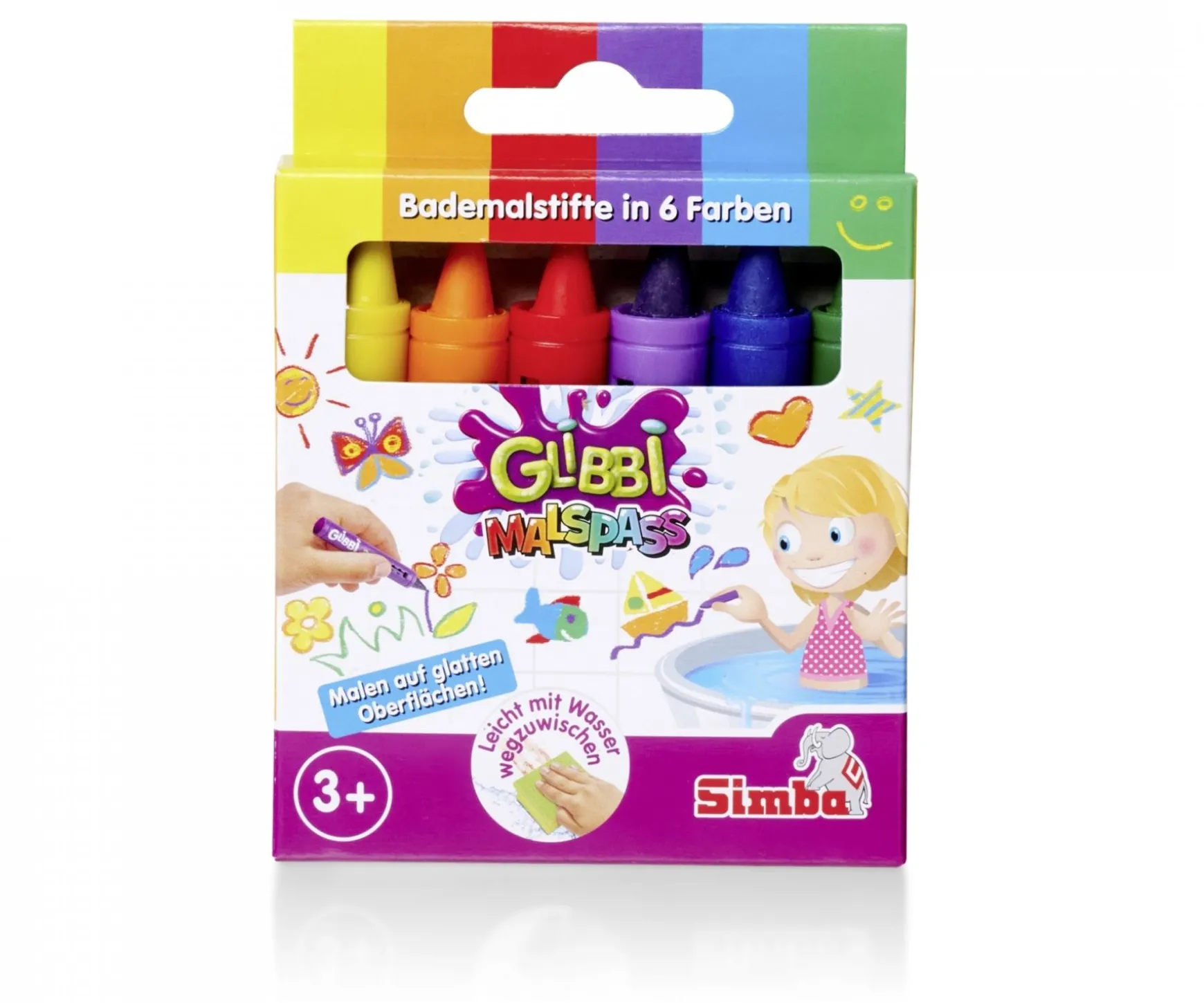 Glibbi, le plaisir de dessiner, 6 crayons