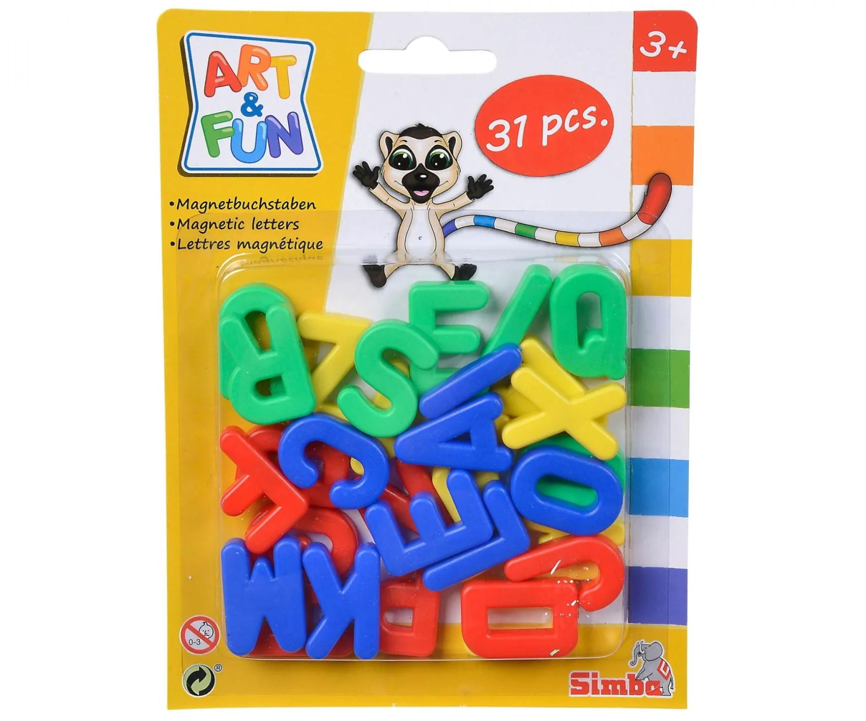 Lettres majuscules magnétiques Art&Fun