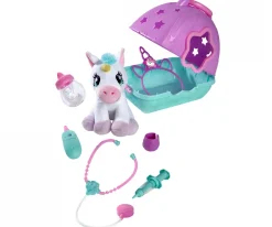 Mallette de médecin avec licorne en peluche