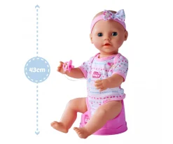 NBB - Poupee bébé, Accessoirs rose