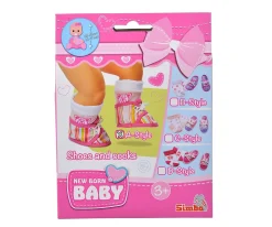 New Born Baby Chaussures et chaussettes, 4 modèles