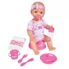 NEW BORN BABY POUPON ROSE 43CM BOIT FAIT PIPI