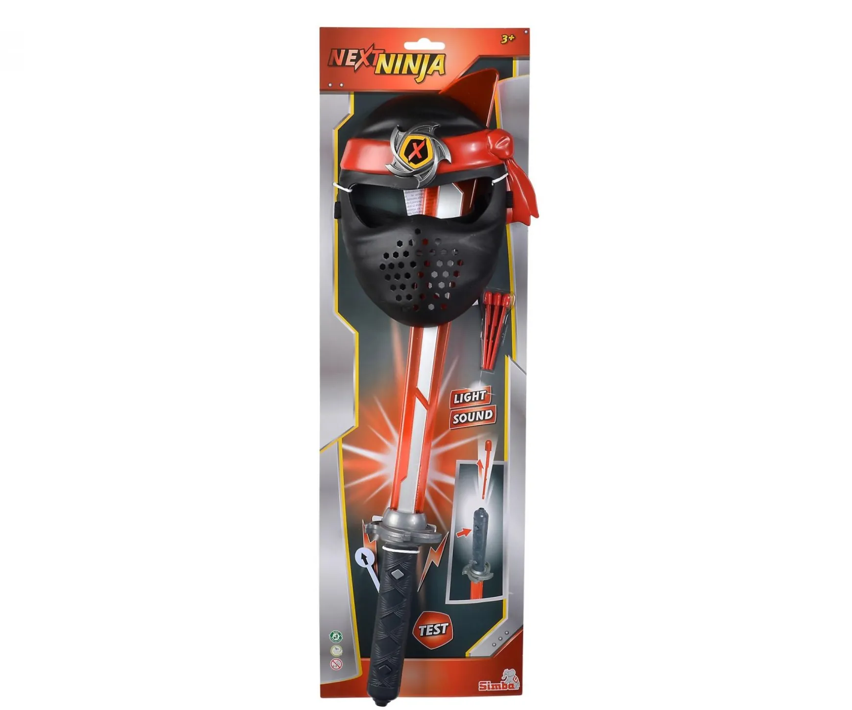 Next Ninja Sword and Mask, red