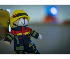 Ours en peluche pompier Rosenbauer, 30cm