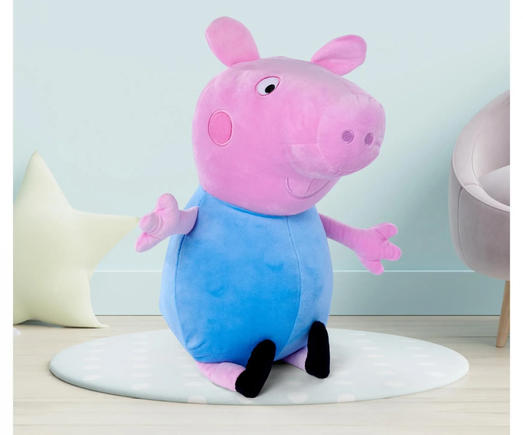 Peppa Pig Pluche George Pig, 31cm