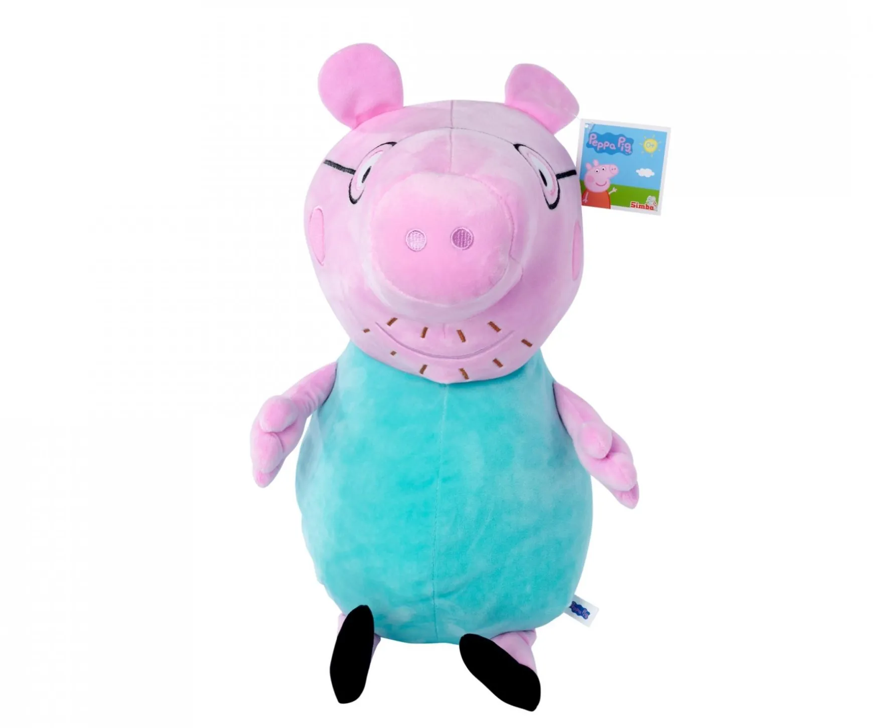 Peppa Pig Pluche Papa Pig, 37cm