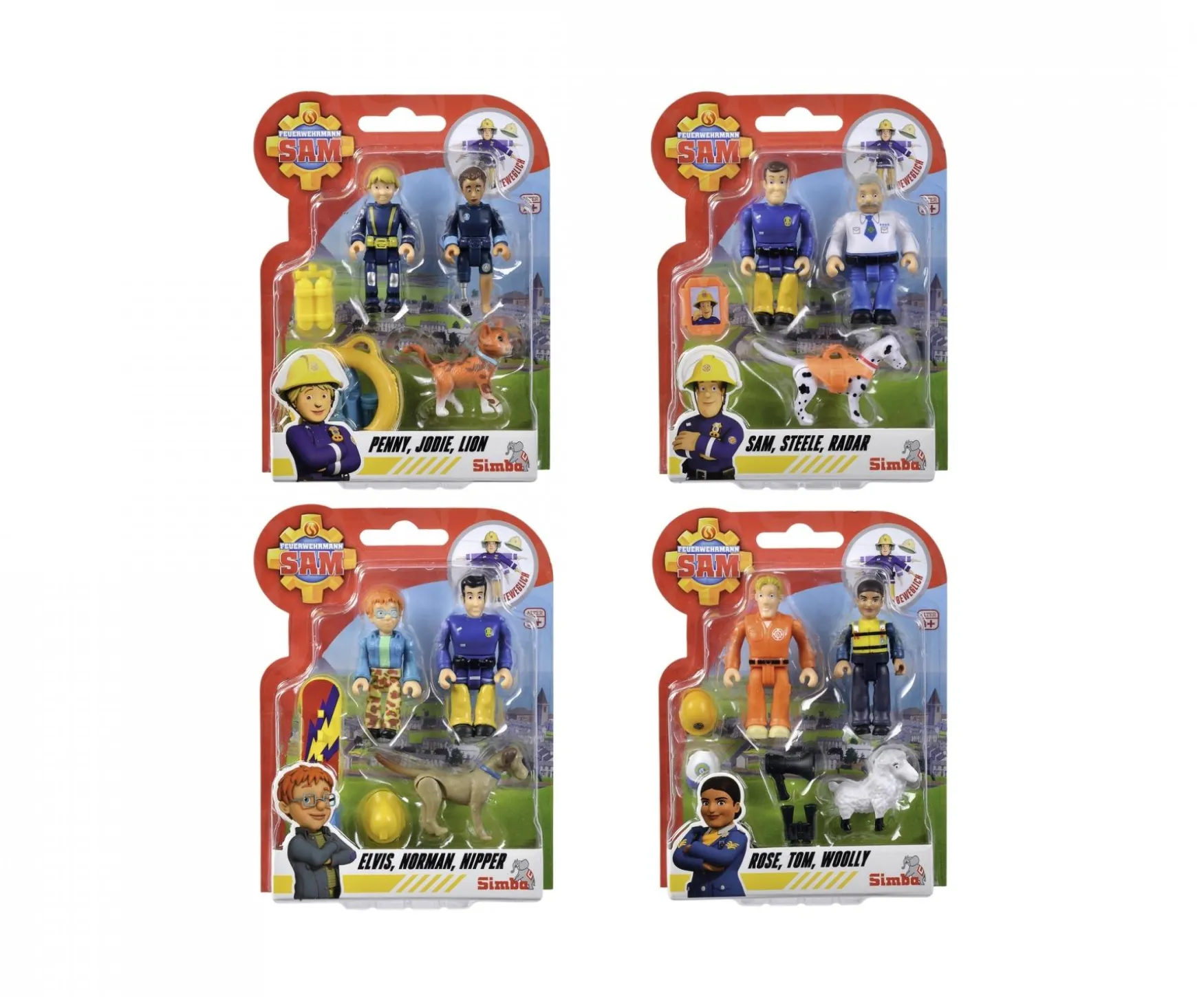 Sam Figurines double pack IV, 4-sort.