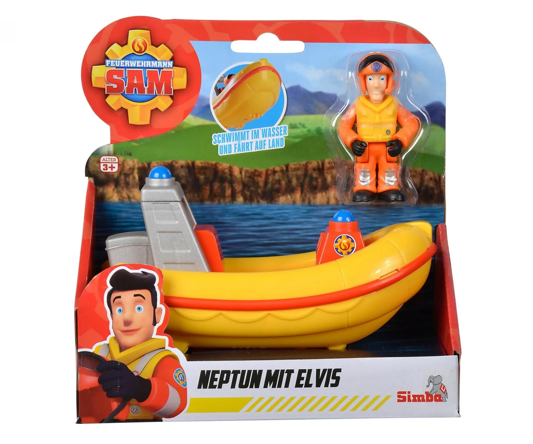 Sam Junior Neptun with Elvis Figurine