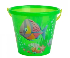 Seau à sable transparent (4 couleurs)