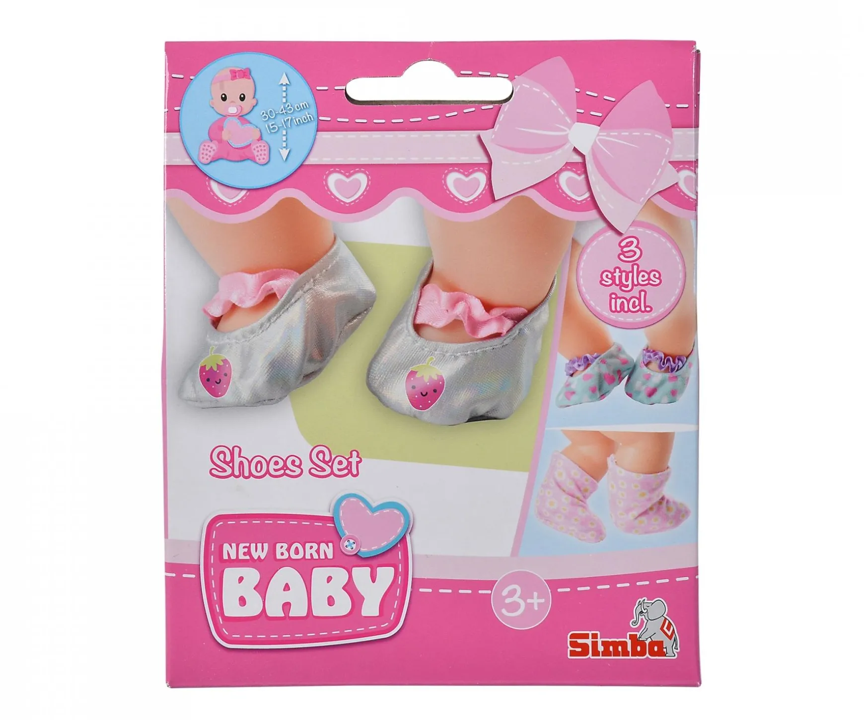 Set de chaussures New Born Baby (3 paires)