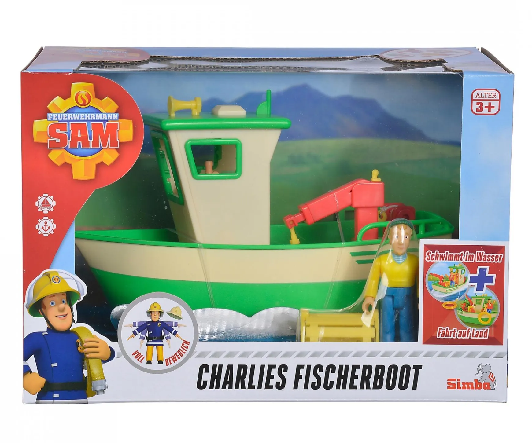 Simba Fireman Sam Trevor & Charlie Bundle