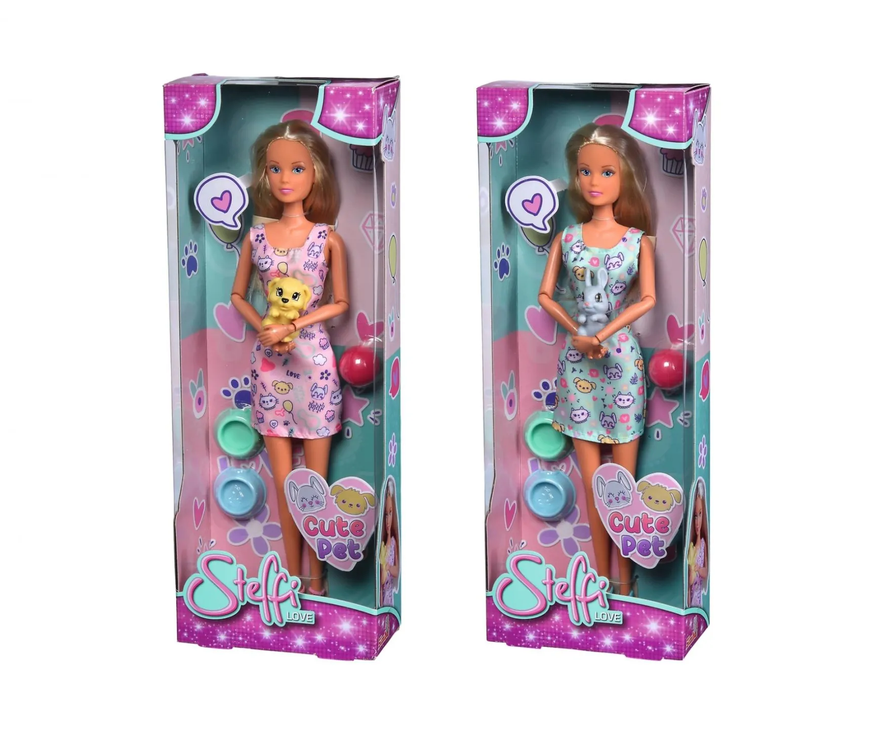 Steffi LOVE Cute Pet, 2-sort.