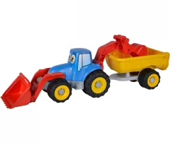 Tracteur avec remorque